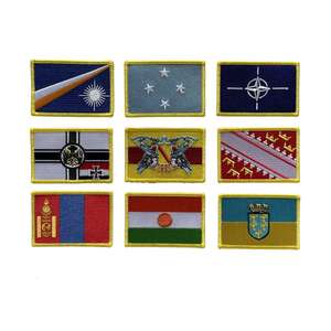 Fournisseur direct d'usine, patchs tactiques brodés personnalisés avec option de fixation thermocollante pour uniformes et équipements de plein air - Product Image 3