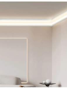 Perfil de Aleación Moderno de la Serie 1000 para Montaje en Superficie con Ranura LED para Decoraciones y Servicios de Corte - Product Image 3