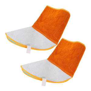 Protège-chaussures de soudeur en cuir de vachette robuste de qualité supérieure – Équipement de protection pour le soudage et la brasage - Product Image 1