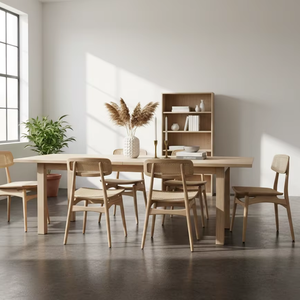 Chaise de salle à manger d'extérieur Raku, résistante aux intempéries, en teck massif, meubles de jardin, chaise de salle à manger en bois pour usage commercial - Product Image 2