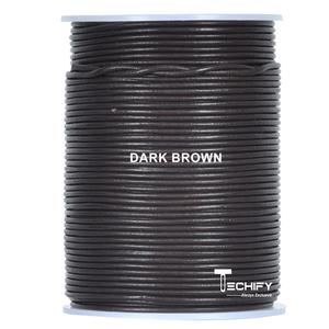 Cordón de cuero redondo duradero de larga duración, calidad de exportación de proveedor indio para manualidades de fabricación de joyas - Product Image 4