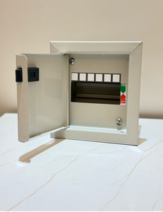 แผงวงจรไฟฟ้าแบบ 6 ช่อง ขนาดเต็มเฟรม ประตูคู่ สำหรับงานไฟฟ้า - Product Image 2