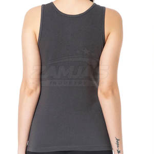 Camiseta sin Mangas para Mujer, Talla Grande, Color Sólido, Fabricada en Pakistán, para Entrenamiento de Verano, Gimnasio y Ejercicio - Product Image 4