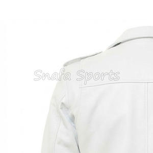 OEM Custom Logo Outdoor Bomber Jacket Waterproof Windproof Leather Jacket For Men in Wholesale Price - Product Image 6