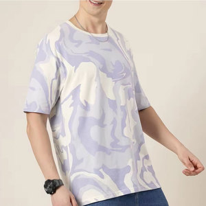 เสื้อยืดโอเวอร์ไซส์ ผ้าฝ้ายระบายอากาศดี พิมพ์ลายสำหรับผู้ชาย เสื้อยืดโอเวอร์ไซส์แฟชั่น ชุดเท่ๆ สินค้ามาใหม่ - Product Image 3