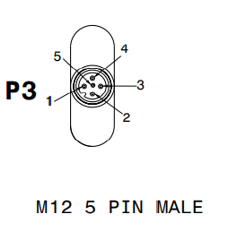 Répartiteur en Y avec 1xM12 mâle à 5 broches (Code A) vers 2xM12 femelle à 5 broches (Code A), contact en cuivre, indice de protection IP68, 4A 60V - Product Image 4