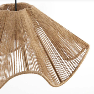 Natural Hemp <b>Rope</b> Woven Pendant <b>Light</b> - Product Image 6