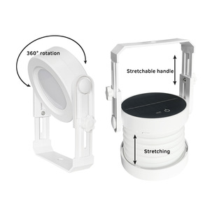 <span class=keywords><strong>Lampe</strong></span> de camping solaire rechargeable, petite <span class=keywords><strong>lampe</strong></span> de table portable pliable, <span class=keywords><strong>lampe</strong></span> LED d'ambiance extérieure, étanche IP44, commande tactile - Product Image 4