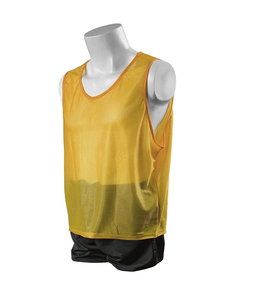 Chalecos de Entrenamiento de Fútbol Reversibles con Diseño Personalizado en Amarillo y Negro, 100% Poliéster, Cuello Redondo, Secado Rápido, Ligeros - Product Image 1