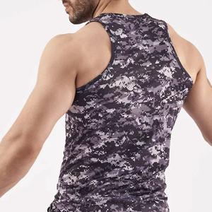 Débardeur pour homme en coton 100% respirant, imprimé par transfert thermique, design étoiles, couleur personnalisée, pour cheerleading - Product Image 4