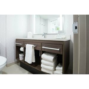 ชุดฐานโต๊ะเครื่องแป้งประกอบสำเร็จพร้อมลายเหล็กและขอบตกแต่งเข้าชุด ขายส่งราคาถูกแบบ OEM - Product Image 1