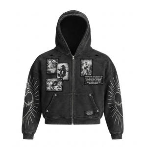 Sudadera con Capucha Personalizada Bordada, Sudadera de Forro Polar Cepillado, Sudadera Premium de Estilo Urbano para Colecciones de Boutique - Product Image 6