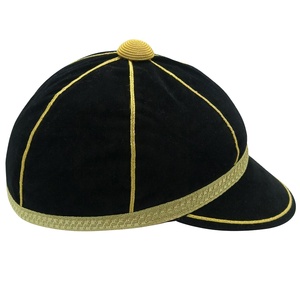 Las Mejores Gorras Tradicionales de Rugby, Gorra de Cricket Holgada con Trenza Plateada y Borla - Product Image 4
