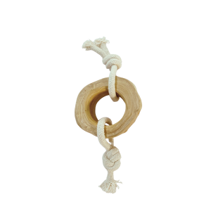 ของเล่นเคี้ยวสำหรับสุนัขทำจากเชือกฝ้ายและไม้กาแฟที่เป็นมิตรกับสิ่งแวดล้อม สำหรับใช้ทุกวัน - Product Image 5