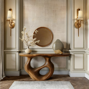 โต๊ะคอนโซลสไตล์บ้านไร่ โต๊ะคอนโซลไม้ reclaimed ทำมือ โต๊ะวางของทางเข้าบ้าน เฟอร์นิเจอร์คอนโซล ของตกแต่งบ้านที่ไม่เหมือนใคร - Product Image 3