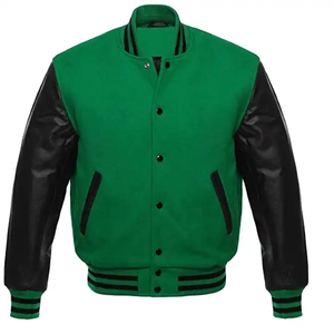<b>Top</b> Selling Lettermen <b>Plus</b> <b>Size</b> High Street Varsity Jacket Winter Waterproof Reversible Elastic Collar Cuffs Hem Unique Design - Product Image 5