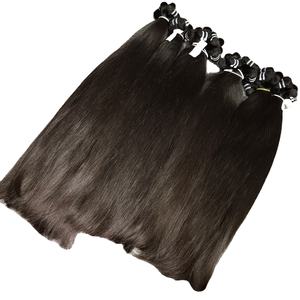 Haute qualité 100% vierge naturelle droite pour les extensions de cheveux crus vietnamiens de qualité couleur claire teint couleurs cheveux humains - Product Image 1