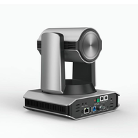 3 Cámaras PTZ X60 NDI 4K 60FPS y Mezclador de Video HDMI SDI PC500 y Controlador de Joystick de 4 Pantallas para Educación/Iglesia