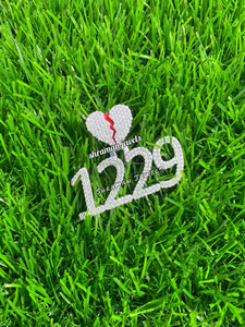 SHRAMAN DIAMOND - Dijes de Plata 925 con Baño de Oro, Personalizables con Iniciales y Números, con Moissanita, Estilo Hip Hop, con Cierre de Corazón Roto - Product Image 3