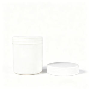 Emballage en plastique, pot en plastique PP blanc de 3 oz à parois droites, finition de col 62-400, pots en plastique - Product Image 5