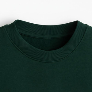เสื้อสเวตเชิ้ตผู้หญิงทรงโอเวอร์ไซส์ คอวี แขนยาว ทรงหลวม สีพื้น ผ้าถัก 100% คอตตอน สไตล์ฤดูใบไม้ร่วง - Product Image 4