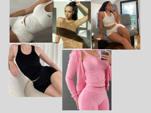 Ensemble deux pièces personnalisé pour femme : débardeur et short taille haute élastique, couleur unie, en satin respirant, idéal pour le yoga et la détente - Product Image 3