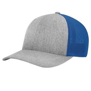 Acheter vente chaude 5 panneau plat 100% coton camionneur chapeau nouveau Design de mode de haute qualité maille SnapBacks plaine blanc camionneur chapeau 2025 - Product Image 5
