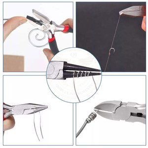 Jewelry Making <b>Mini</b> Pliers Set Small <b>Tool</b> <b>Kit</b> For Beading Jewelry Work And Daily Repair Use In Wholesale - Product Image 5