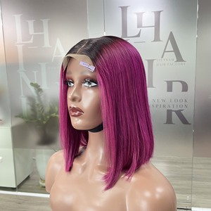 Calidad Raw Vietnamese Virgin Hair Pink Bonestright Hair para mujeres Trending Color Extensiones de cabello Venta al por mayor Precio de fábrica - Product Image 1