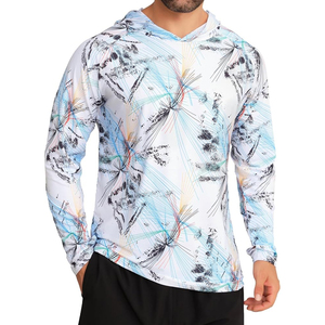 Camiseta de Pesca de Secado Rápido con Protección Solar y Diseño Moderno 2026, Camiseta de Pesca Deportiva con Estampado por Sublimación - Product Image 5