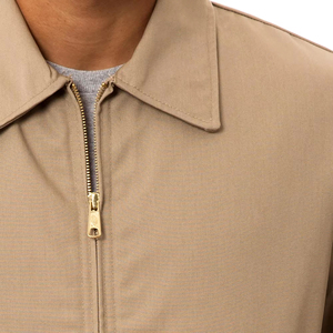 Nouvelles vestes en polaire décontractées pour hommes, col montant personnalisé, manches longues, poches, respirantes, 100% coton, veste d'hiver - Product Image 6