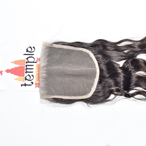 Sale Off!!! Natural Black Wavy Machine Double Weft Remy Indian Hair 100% 100g Clip-in/Weave No <b>Tangle</b> No Human Hair Extensions - Product Image 1