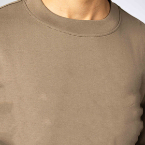 T-shirts pour hommes en coton 100% imprimés en sérigraphie, à double manches, col ras du cou, coutures apparentes, coupe longue, personnalisables, unisexe, vente en gros - Product Image 6