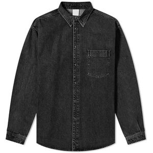 Camisa de Mezclilla Premium para Hombre, Manga Larga, Textura Suave, Corte Regular, Tela de Calidad Sostenible, Ideal para Uso Diario Informal, Superventas - Product Image 1