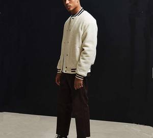 Winter <b>Jacket</b> letterman <b>jacket</b> men snap closure comfortable outerwear mens letterman <b>jacket</b> everyday fashion clothing - Product Image 5