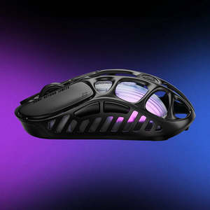 GravaStar Mercury X Tri Mode Magnesium Alloy Hollow RGB Wireless Gaming <b>Mouse</b> PAW3395 Sensor 6 Buttons Both-Handed Design - Product Image 3