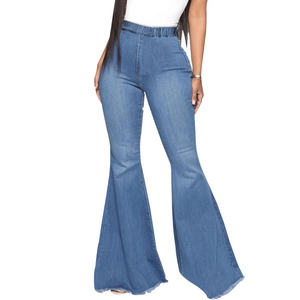 Jeans de Mezclilla Personalizados de Cintura Media, Corte Regular, Estilo Flare, Secado Rápido, Transpirables, Estilo Vintage, Moda Urbana - Product Image 6