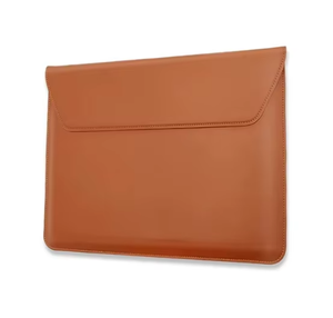 Custom Logo Waterproof Genuine Leather Sling <b>Laptop</b> <b>Sleeve</b> for Unisex Business Office Use Lightweight Eco-Friendly Durable - Product Image 6