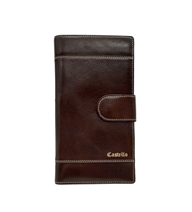 กระเป๋าใส่พาสปอร์ตหนังแท้คุณภาพสูง ALL ONE ป้องกัน RFID พร้อมช่องใส่บัตรประจำตัว บัตรขึ้นเครื่อง และสายรัดโพลีเอสเตอร์ - Product Image 2