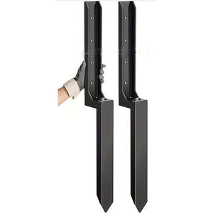 Poste de Repuesto para Cerca de 6 Pies de Altura, de Hierro, Moderno, para Exteriores - Product Image 1