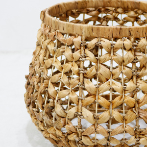 Lanterne ovale tressée en jacinthe d'eau, décoration d'intérieur personnalisée pour Thanksgiving, anniversaire, Noël - Product Image 3