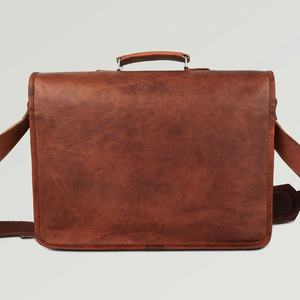 Sac à bandoulière pour ordinateur portable en cuir véritable, personnalisé, léger et durable - Product Image 4