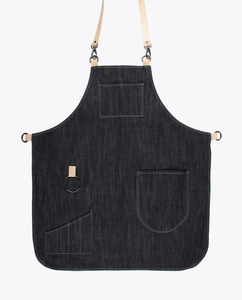 Cape de coiffure en toile avec poches en cuir et anneau, durable et réglable, pour usage en salon de coiffure - Product Image 6