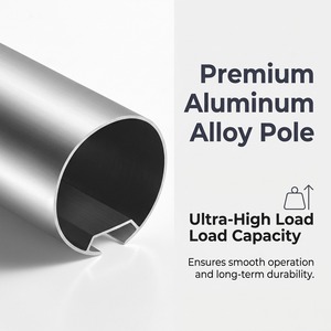 Persiana Enrollable <span class=keywords><strong>de</strong></span> Poliéster <span class=keywords><strong>de</strong></span> Alta Resistencia para Uso Comercial, Motorizada, para Sala <span class=keywords><strong>de</strong></span> Conferencias, Almacén, Tamaño Personalizado, OEM - Product Image 4