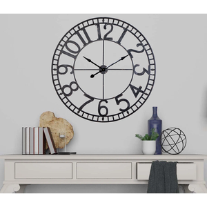 Elegant Contemporary Metal <b>Wall</b> <b>Clock</b> for Living Room Bedroom and Hall Decoration At Best Price - Product Image 5