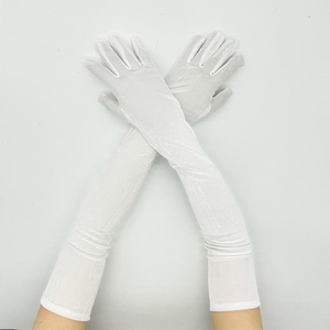 Gants longs d'opéra unisexes sur mesure pour l'hiver, en polyester et élasthanne, anti-boulochage, pour usage quotidien et décontracté - Product Image 1