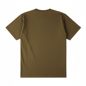 เสื้อยืดพรีเมียมเนื้อหนัก 100% ผ้าฝ้ายสีเขียวมะกอก ขายส่ง เสื้อยืดโอเวอร์ไซส์เรียบๆ สไตล์สตรีทแวร์สำหรับผู้ชาย ผลิตโดยผู้ผลิตเสื้อยืดแบบเรียบๆ - Product Image 2