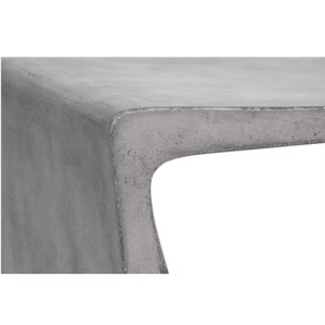 Mesa auxiliar de cemento de diseño contemporáneo, forma irregular, color gris, mesas decorativas para exteriores, venta al por mayor desde Vietnam - Product Image 2