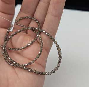 Venta al por Mayor de Diamantes Naturales en Forma de Barril, 11.30 Quilates, Facetados, Tira de Diamantes Sueltos de 14 Pulgadas, para Fabricación de Joyería - Product Image 2