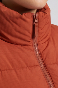 Chaqueta Acolchada de Plumón para Mujer, Abrigo Cálido de Invierno, Chaqueta Acolchada con Cremallera y Cuello Alto para Mujer - Product Image 3